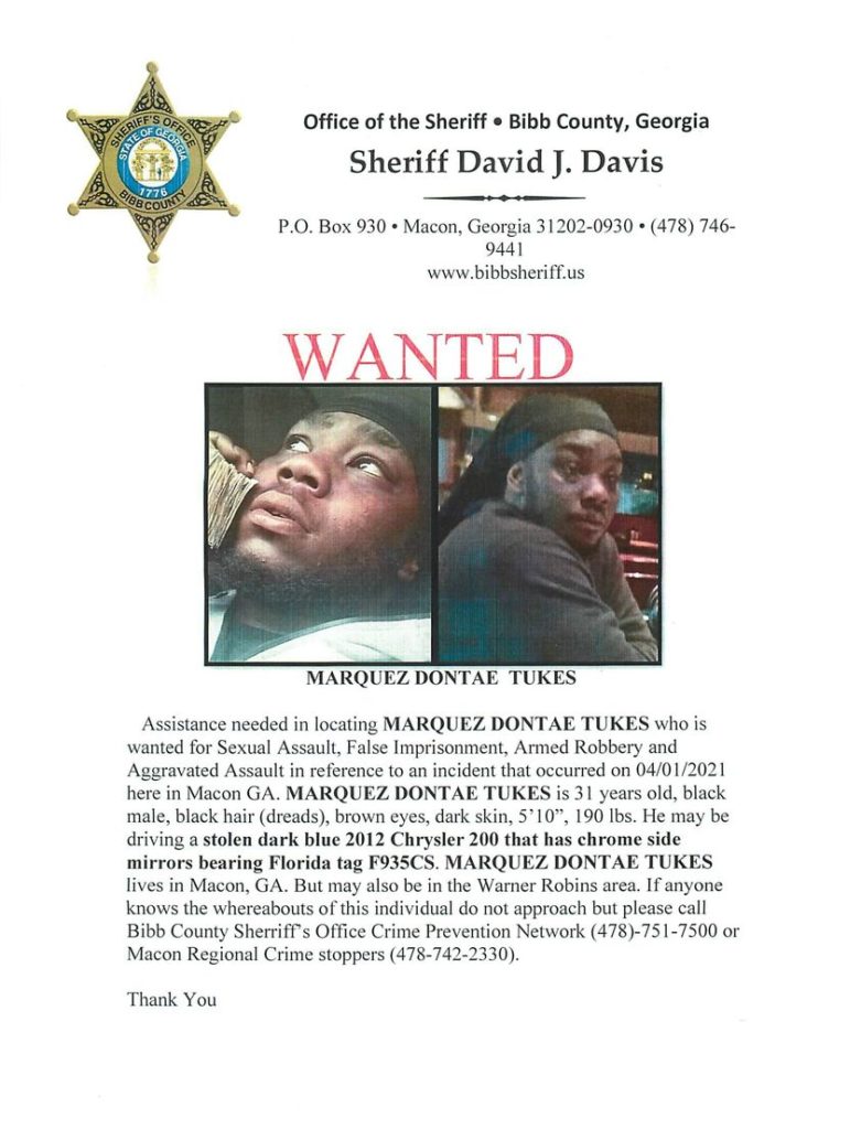 Assistance needed in locating Marquez Dontae Tukes