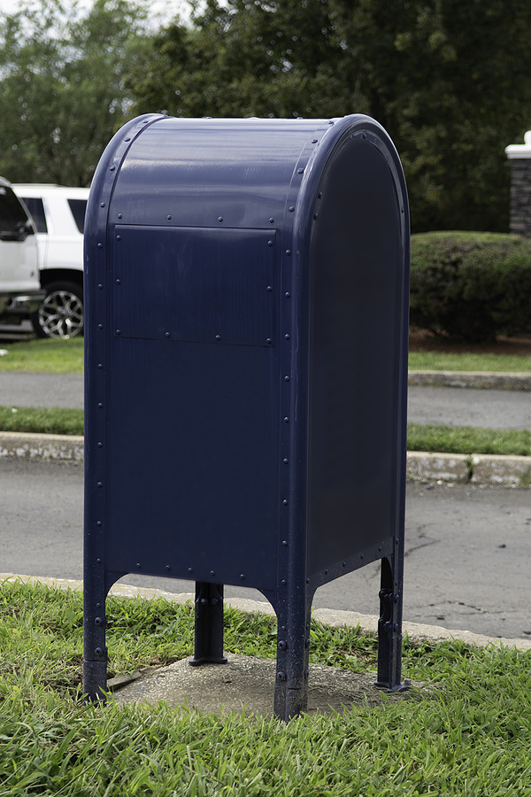 blue mailbox theft