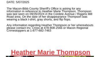 Missing Person Alert: Help Locate Heather Marie Thompson