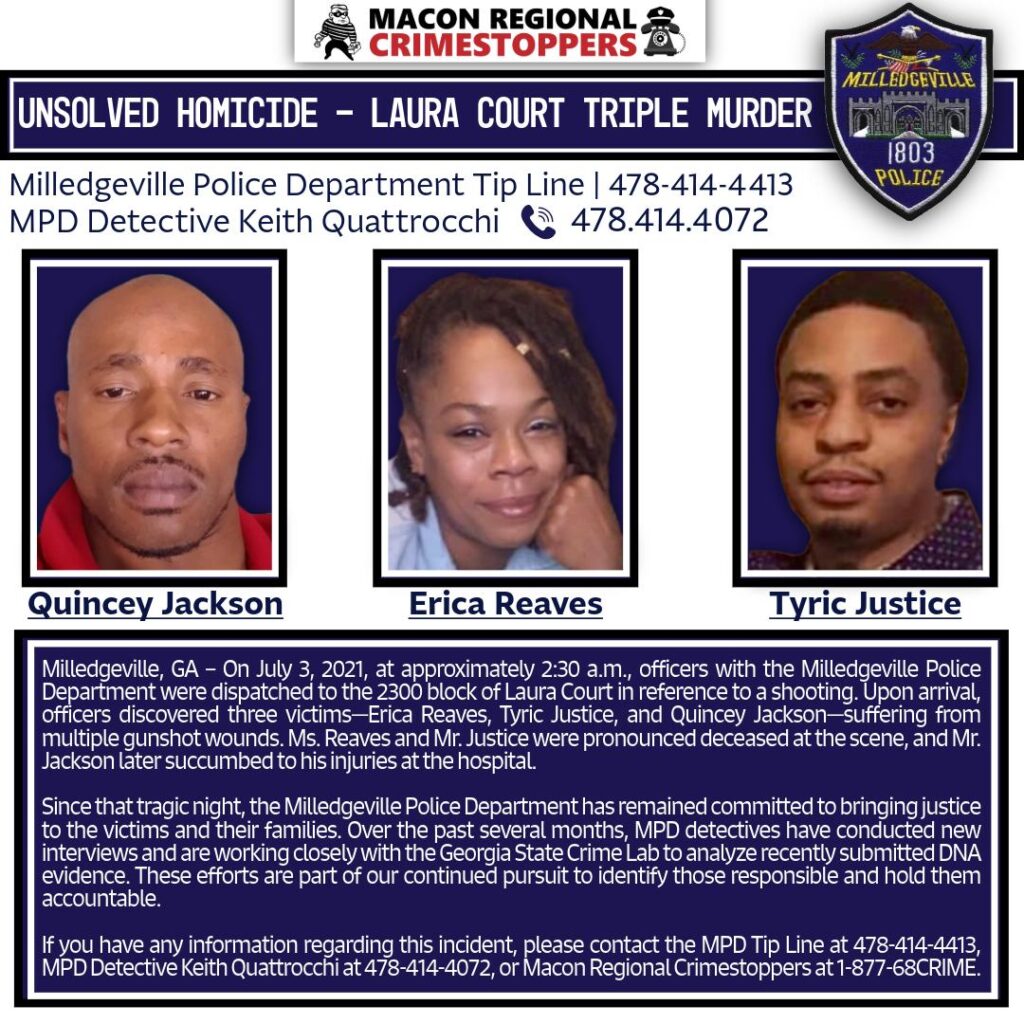 Renewed Call for Justice in Unsolved Milledgeville Triple Homicide